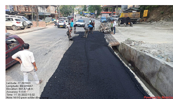 Construction of Gangtok Bypass Road (Ranipul to Burtuk)